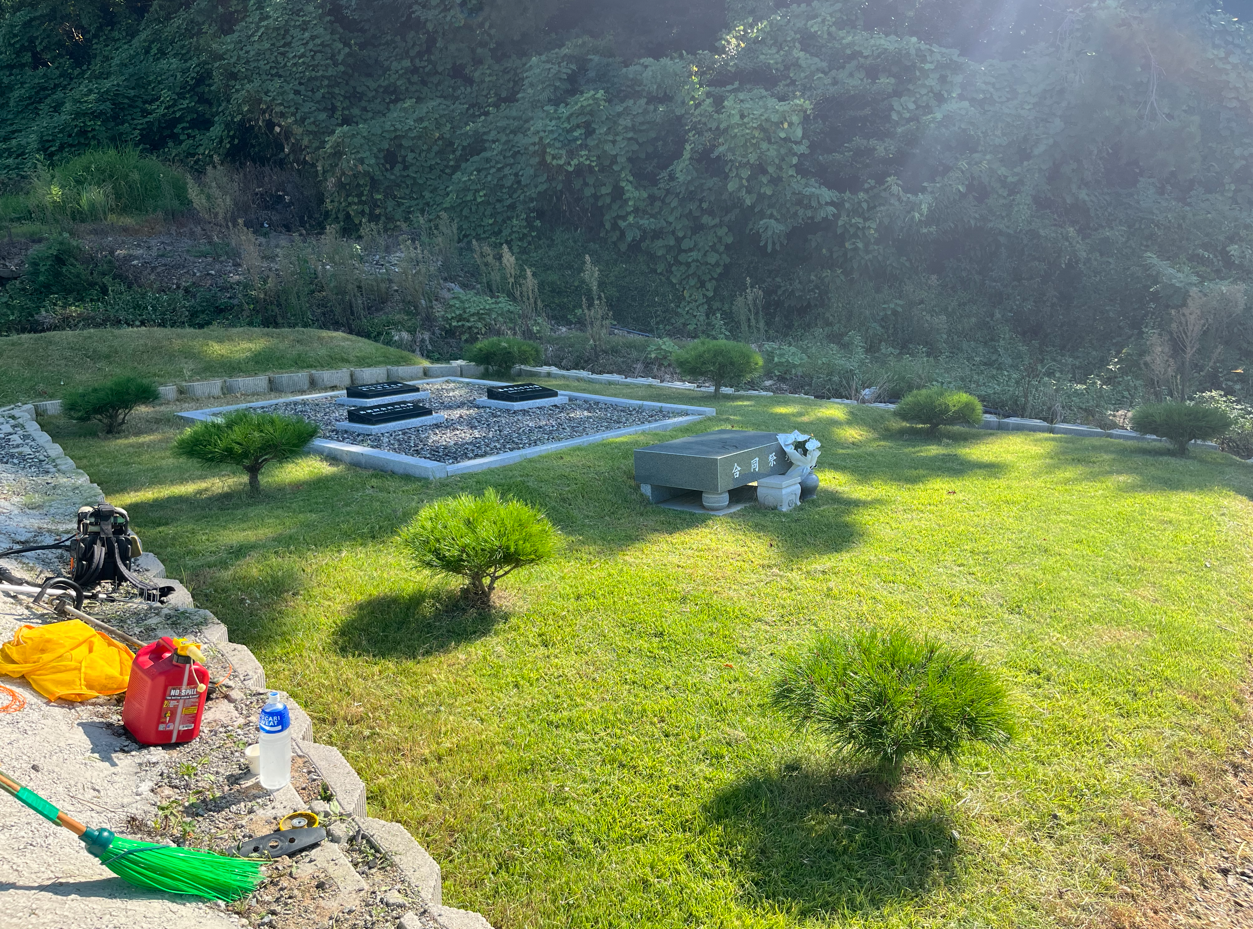 묘비석 작업 사례 2